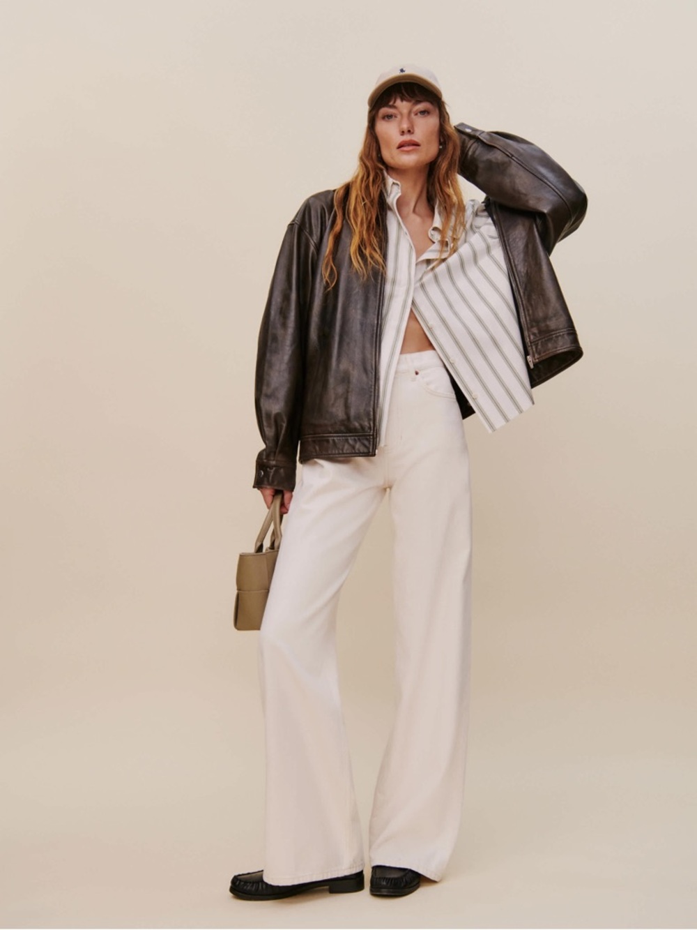 Reformation Cary High Rise Slouchy Wide Leg Jeans